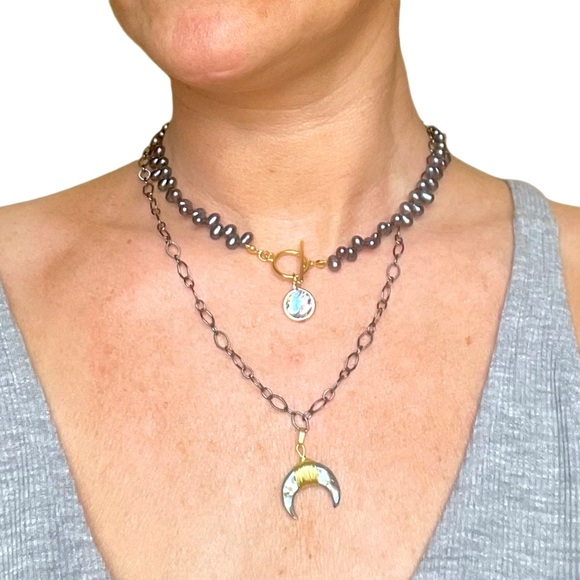 💁🏻‍♀️💍🤑25% off 3 Handmade Sale Pearl and a online set - Picture 2 of 2